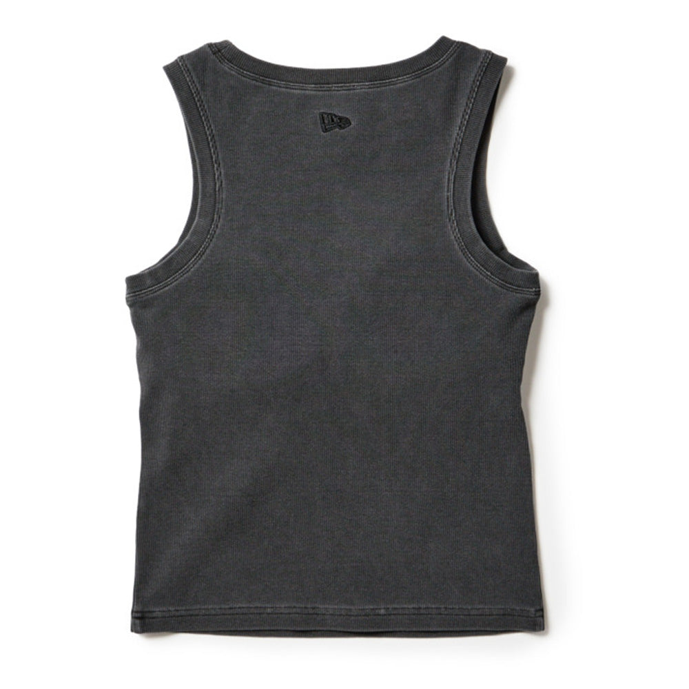 New Era Square Logo Charcoal Womens Rib Tank Top