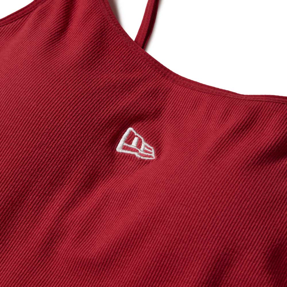 New Era Flag Womens Rib Red Camisole Tank Top