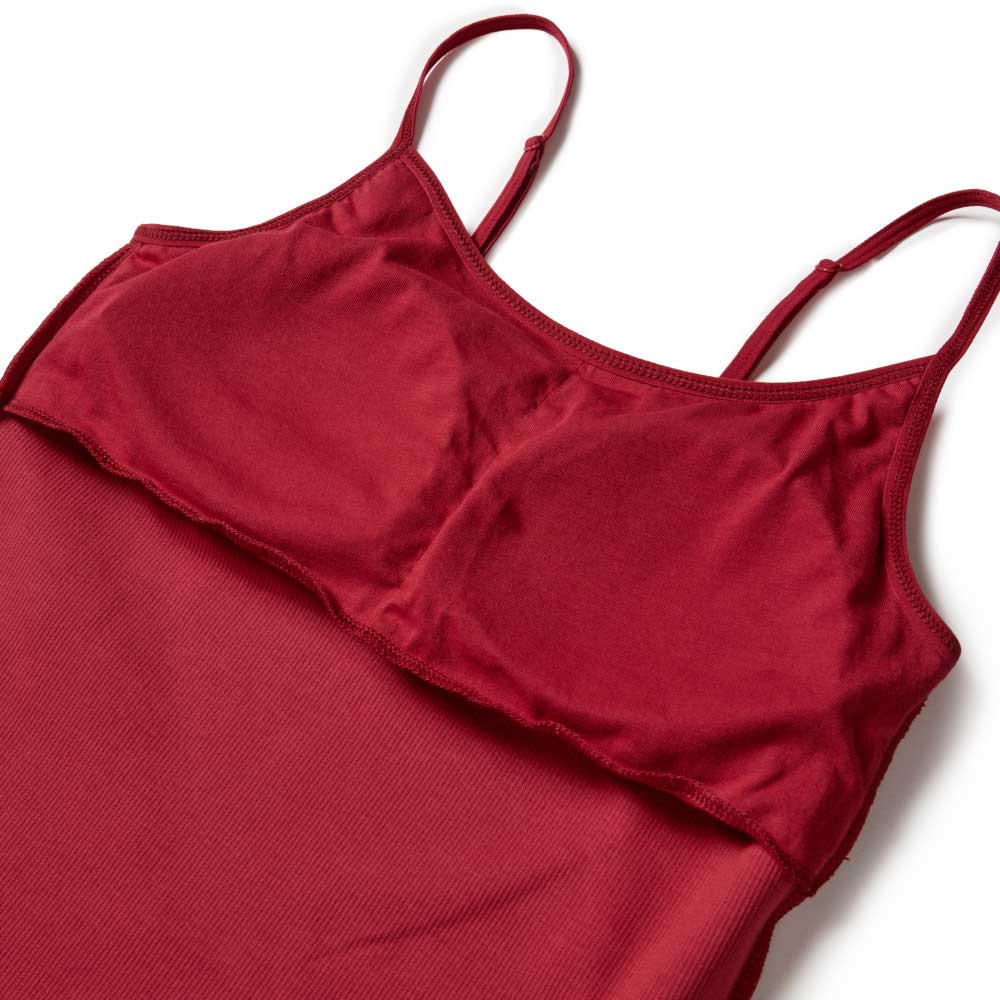 New Era Flag Womens Rib Red Camisole Tank Top