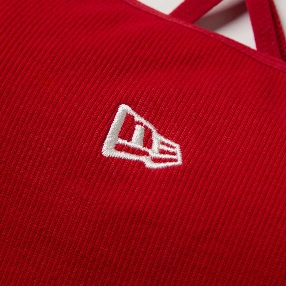 New Era Flag Womens Rib Red Camisole Tank Top