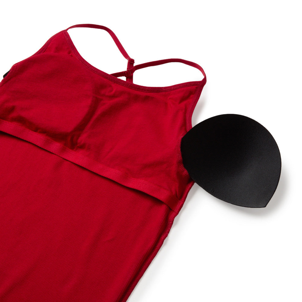 New Era Flag Womens Rib Red Camisole Tank Top