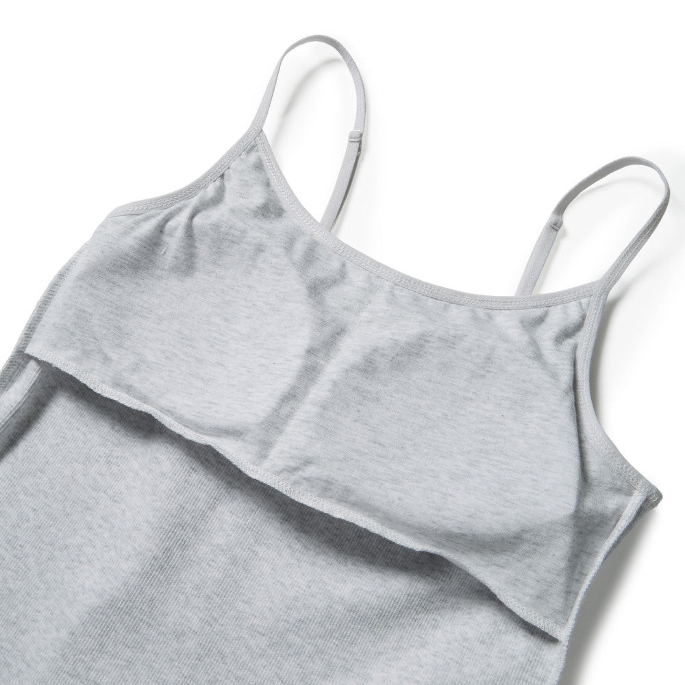 New Era Flag Ash Grey Rib Camisole Women Tank Top