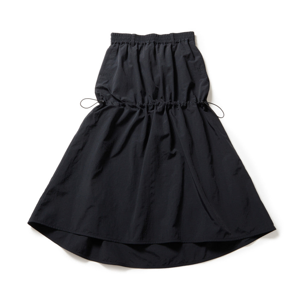 New Era Black Women Nylon Drawstring Skirt