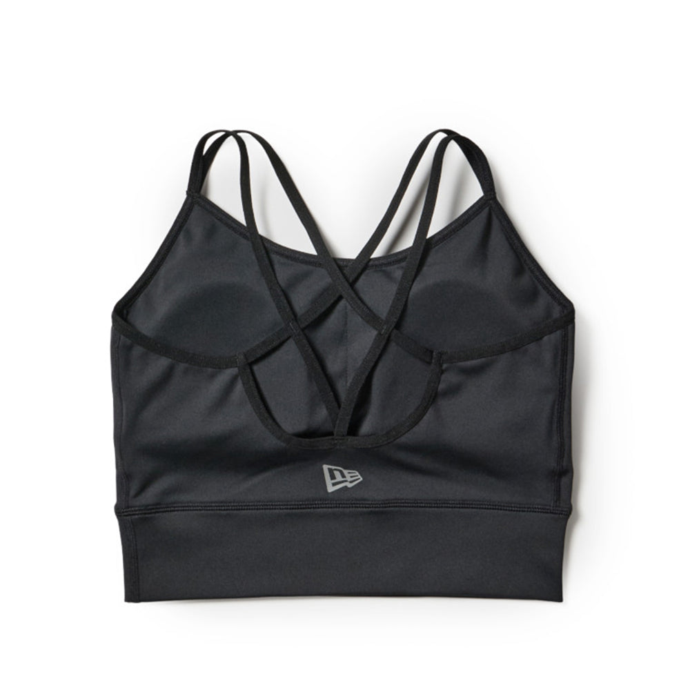 New Era Wordmark Black X Strap Camisole Bra Top