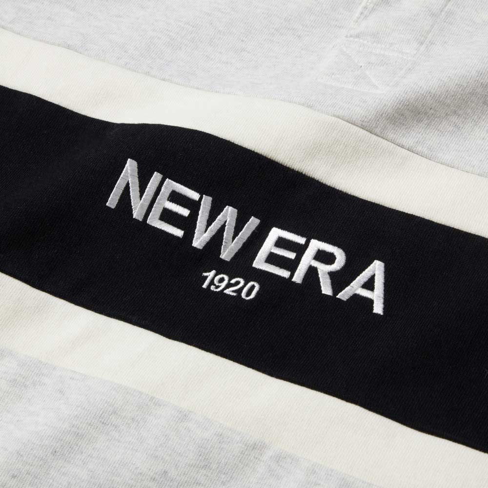 New Era Wordmark White Oversized Short Sleeve Rugby Shirt