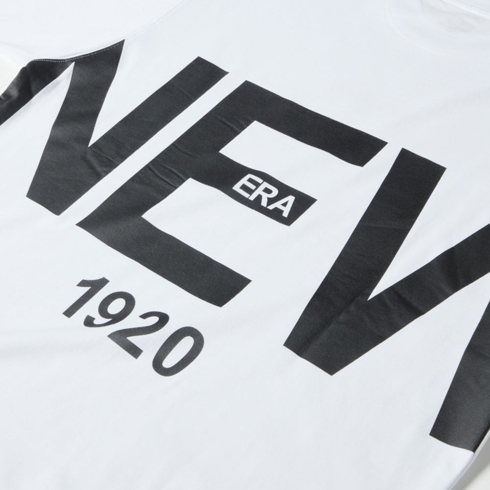 New Era 1920 Wordmark White Oversized Short Sleeve T-Shirt