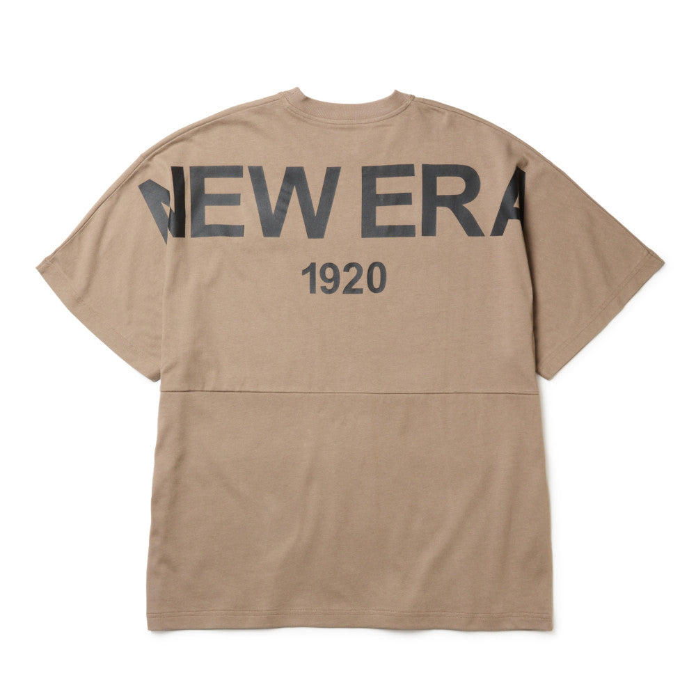 1920 Wordmark Brown Oversized Short Sleeve T-Shirt