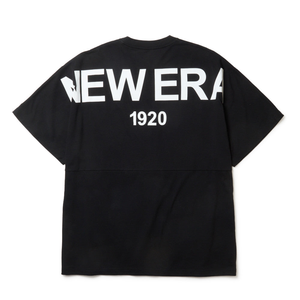 1920 Wordmark Black Oversized Short Sleeve T-Shirt
