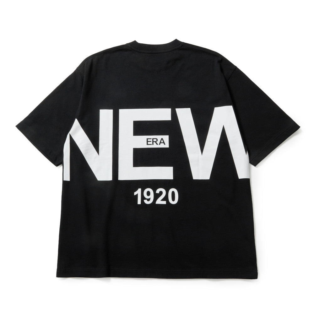 New Era Zoom Up Logo 1920 261 Black Oversize Short Sleeve T-Shirt