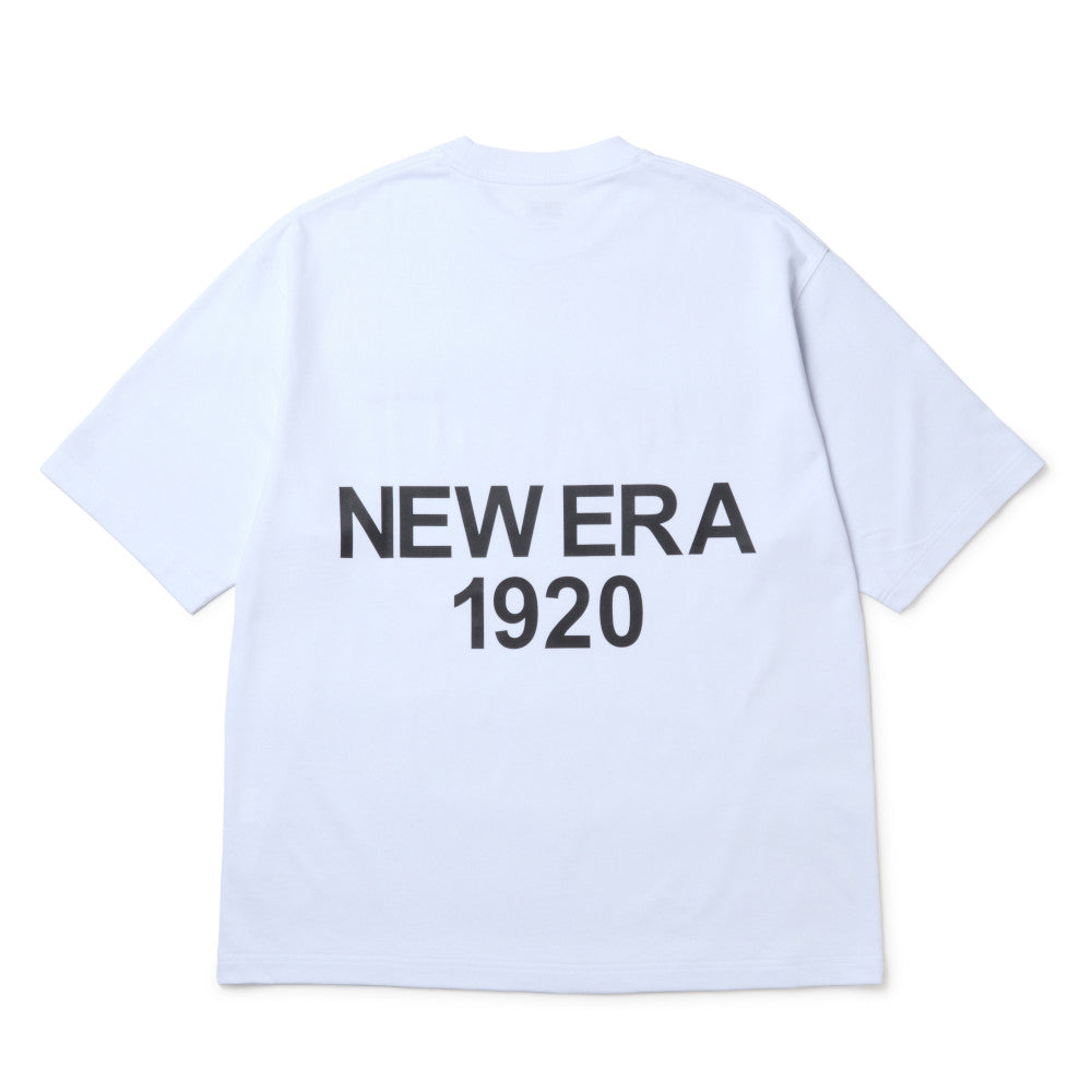New Era 1920 Wordmark White 261 Oversized Short Sleeve T-Shirt