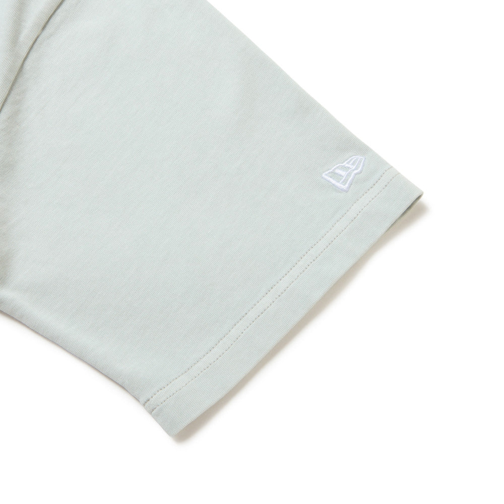New Era College Garment Dye Grey Short Sleeve T-Shirt