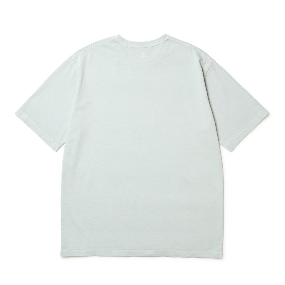 New Era College Garment Dye Grey Short Sleeve T-Shirt