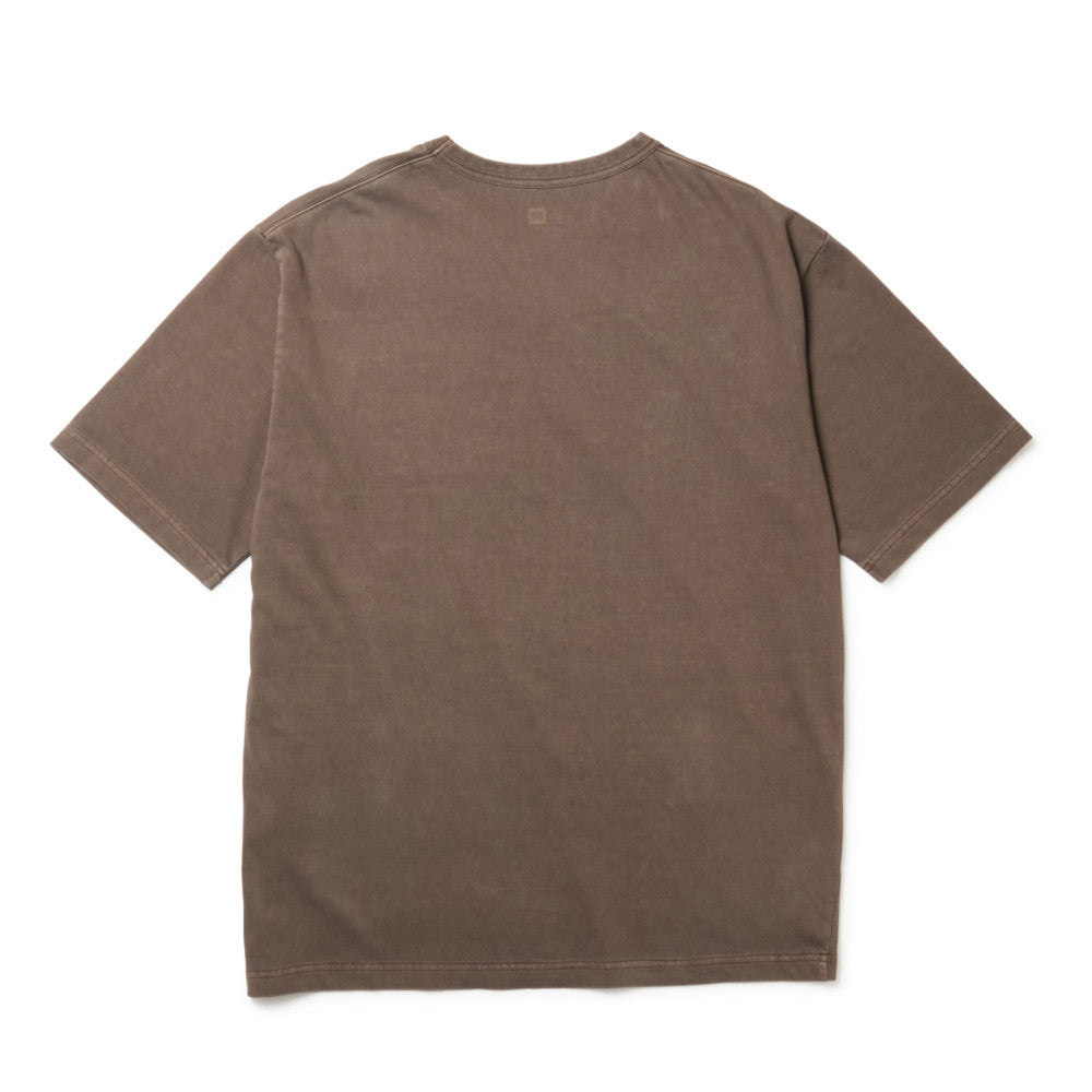 New Era College Garment Dye Brown Short Sleeve T-Shirt