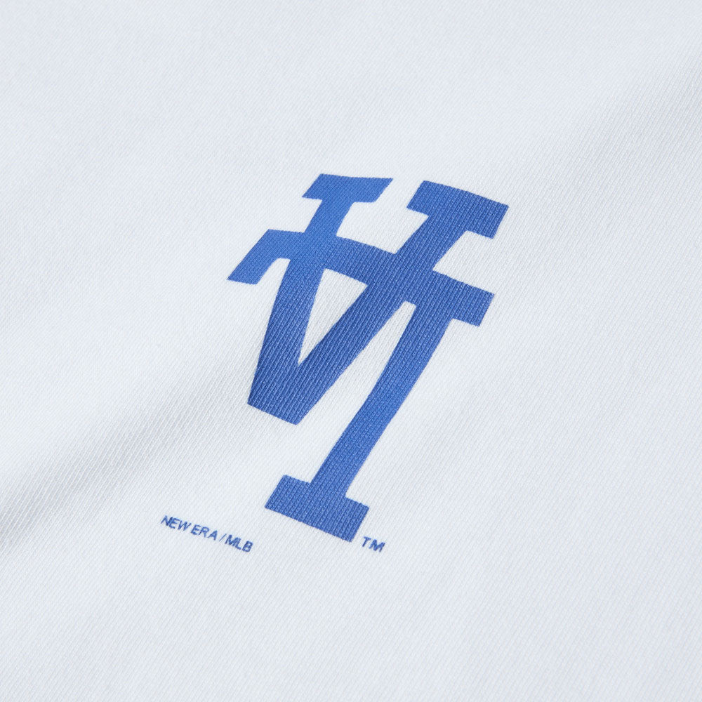 New Era Los Angeles Dodgers Upside Down White Short Sleeve T-Shirt
