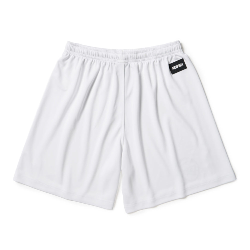 New Era Ball Logo White Pab Tech Shorts