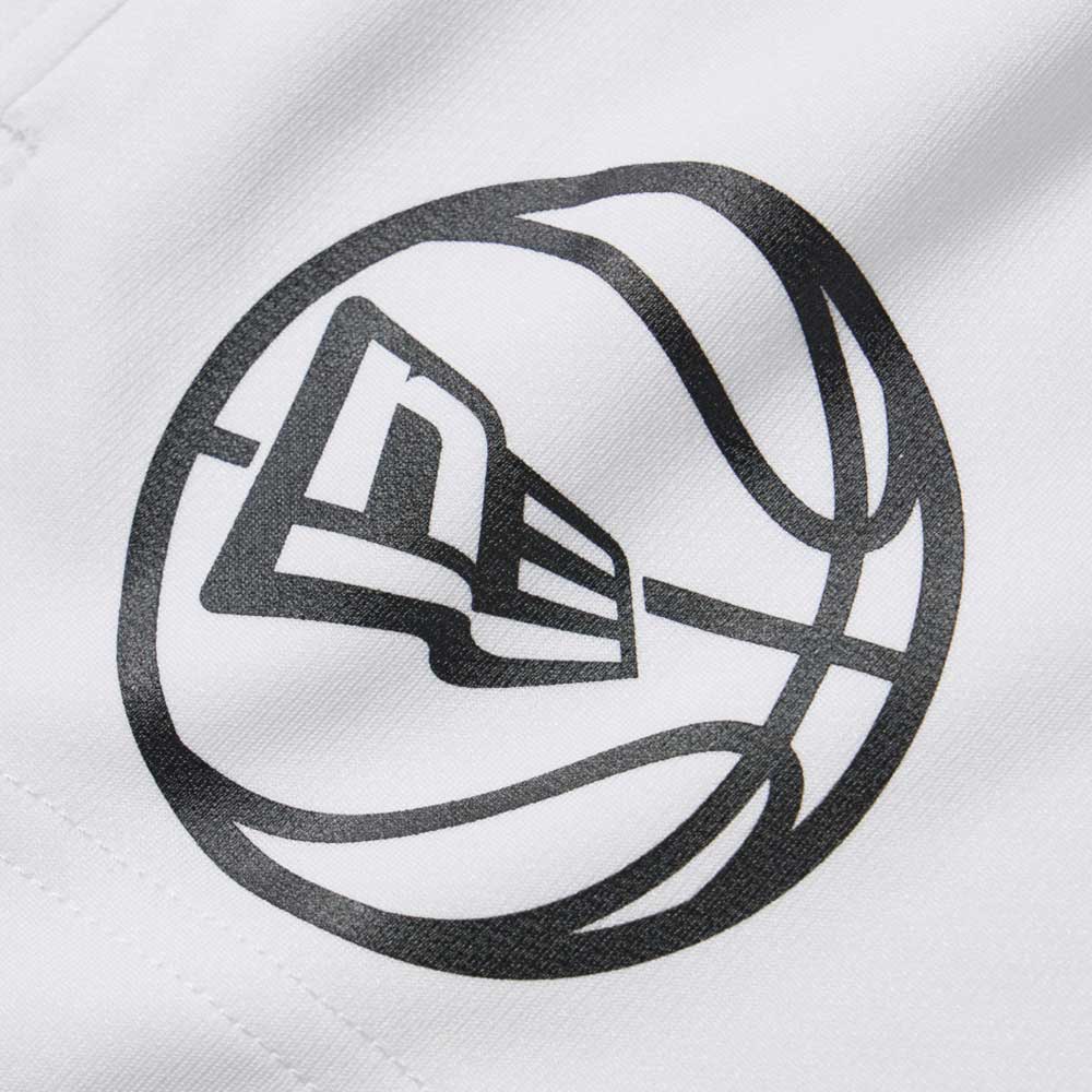 New Era Ball Logo White Pab Tech Shorts