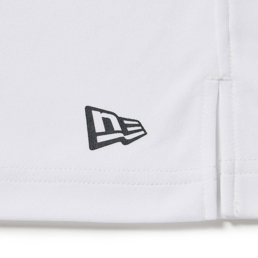 New Era Ball Logo White Pab Tech Shorts
