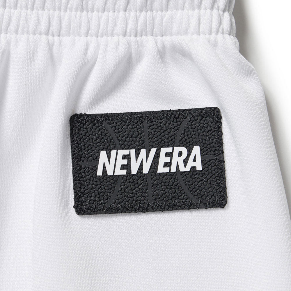New Era Ball Logo White Pab Tech Shorts