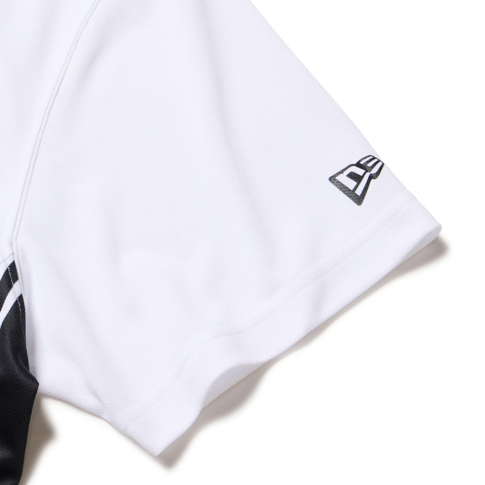 Wordmark White Short Sleeve Tech T-Shirt