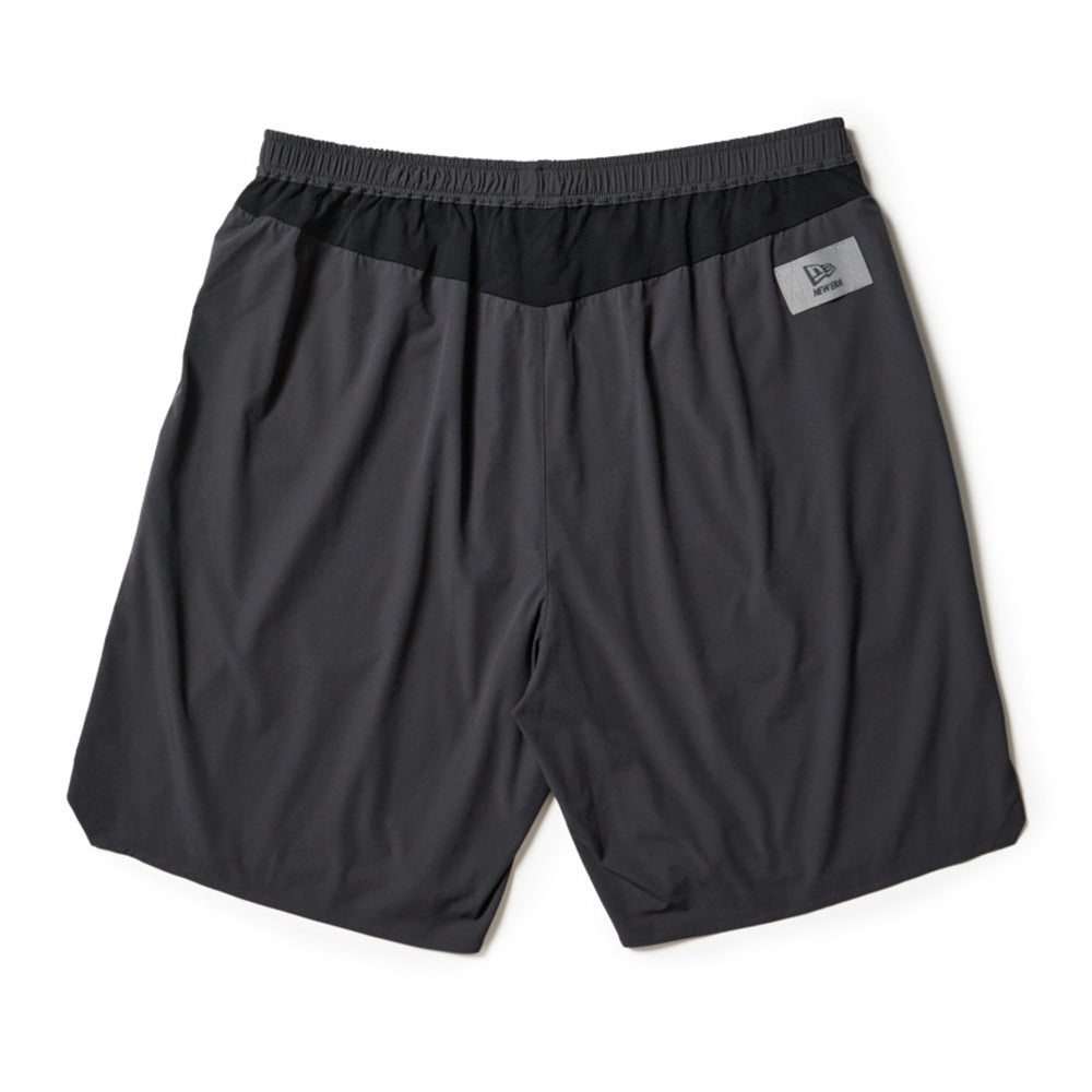 New Era Patch Charcoal Woven Shorts