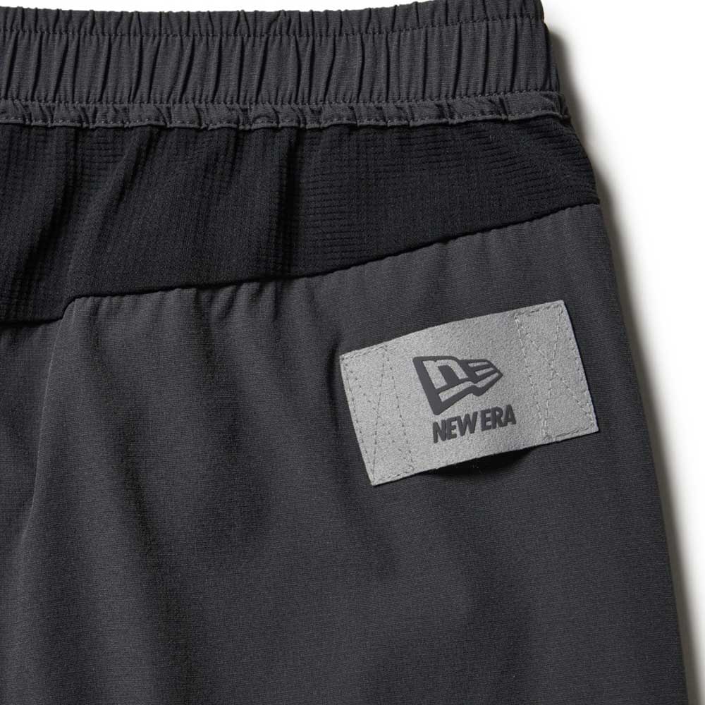 New Era Patch Charcoal Woven Shorts
