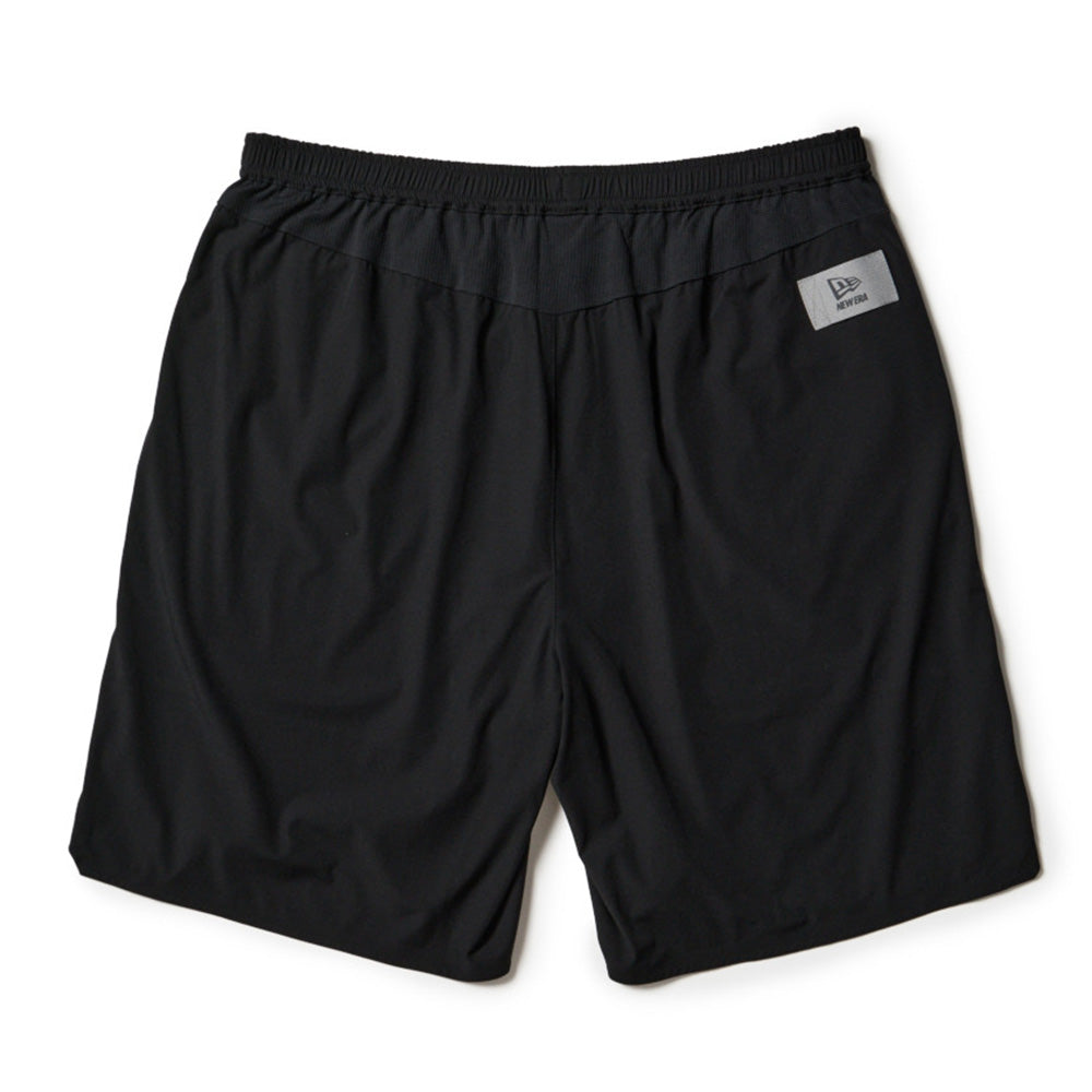 New Era Patch Black Woven Shorts