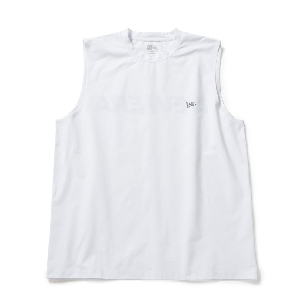 New Era Wordmark Outdoor Utility Jersey White Tank Top