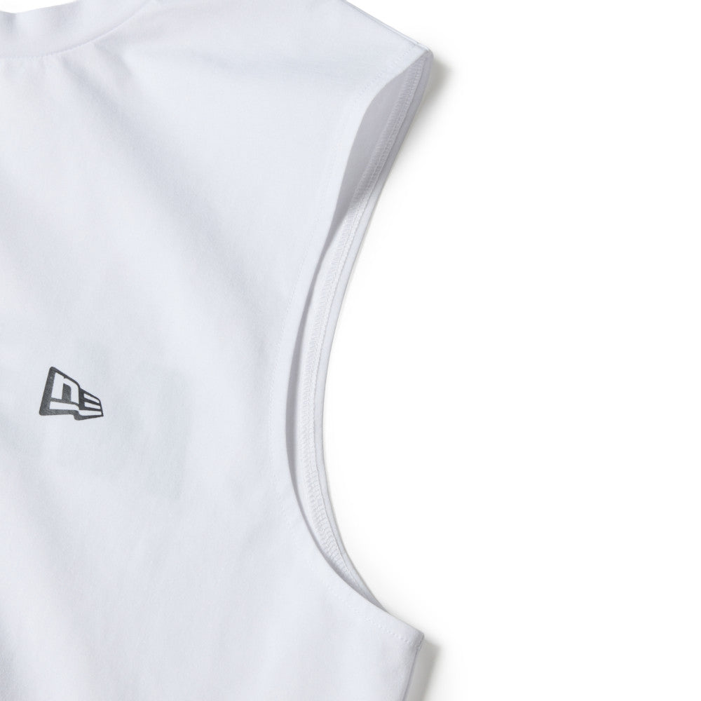 New Era Wordmark Outdoor Utility Jersey White Tank Top