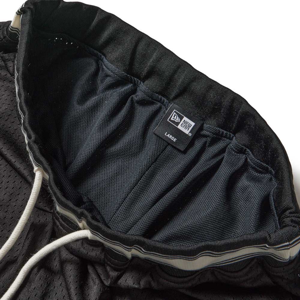New Era Black Mesh Game Active Shorts