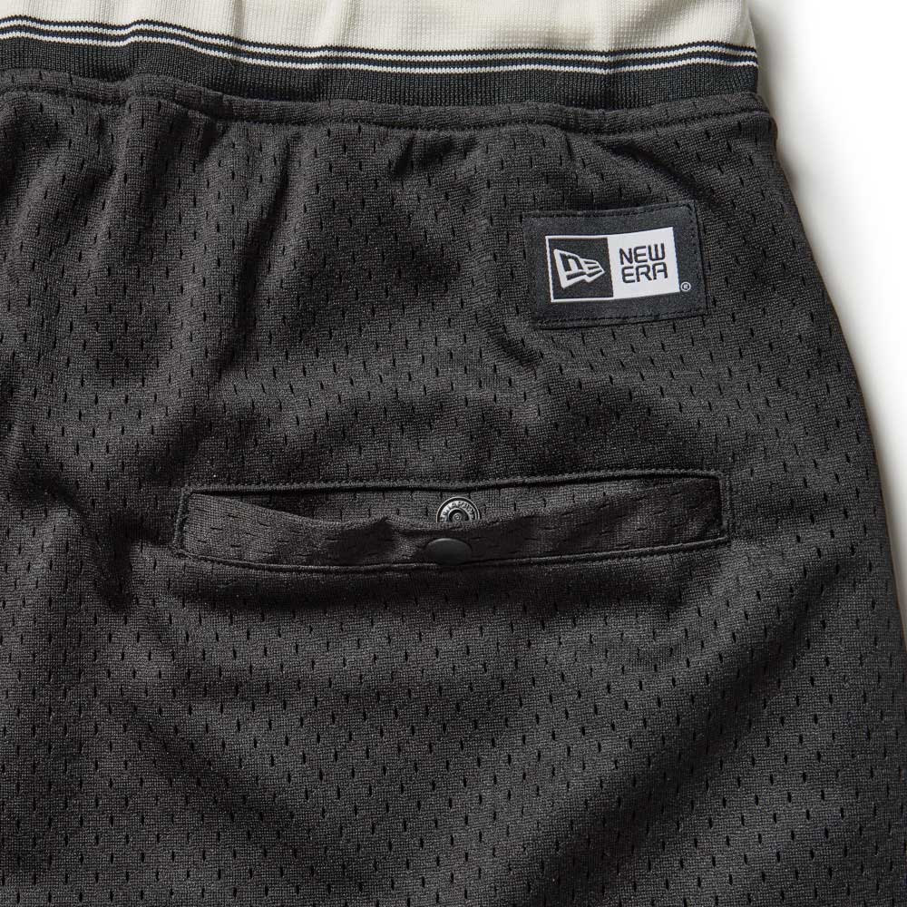 New Era Black Mesh Game Active Shorts