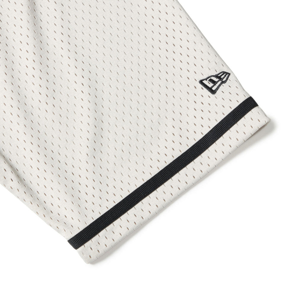 New Era Box Logo Stone Mesh Short Sleeve Baseball Shirt