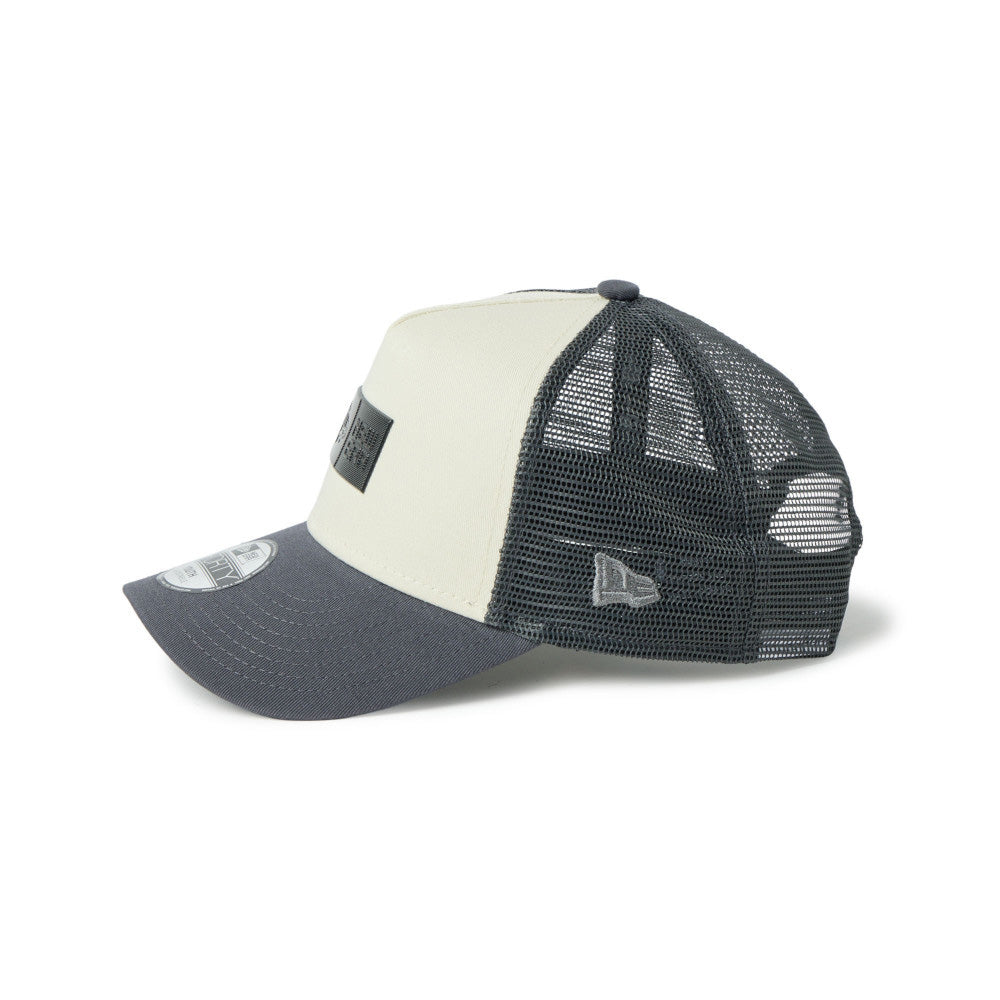 TPU Box Logo Cream Grey Youth 9FORTY A-Frame Trucker Cap