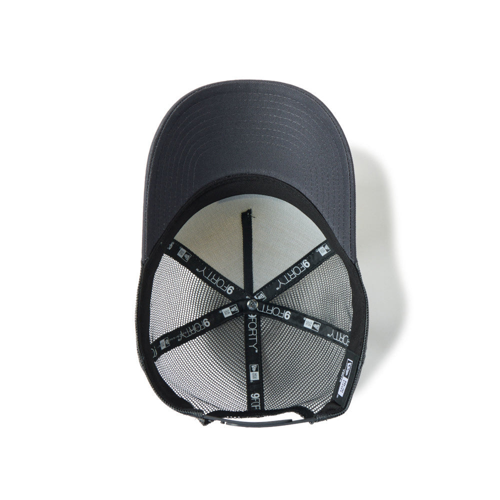 TPU Box Logo Cream Grey Youth 9FORTY A-Frame Trucker Cap