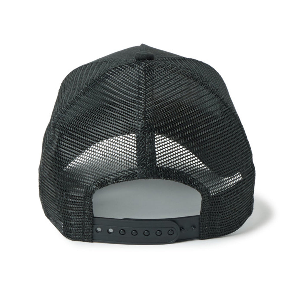 New Era TPU Box Logo Black Youth 9FORTY A-Frame Trucker Cap