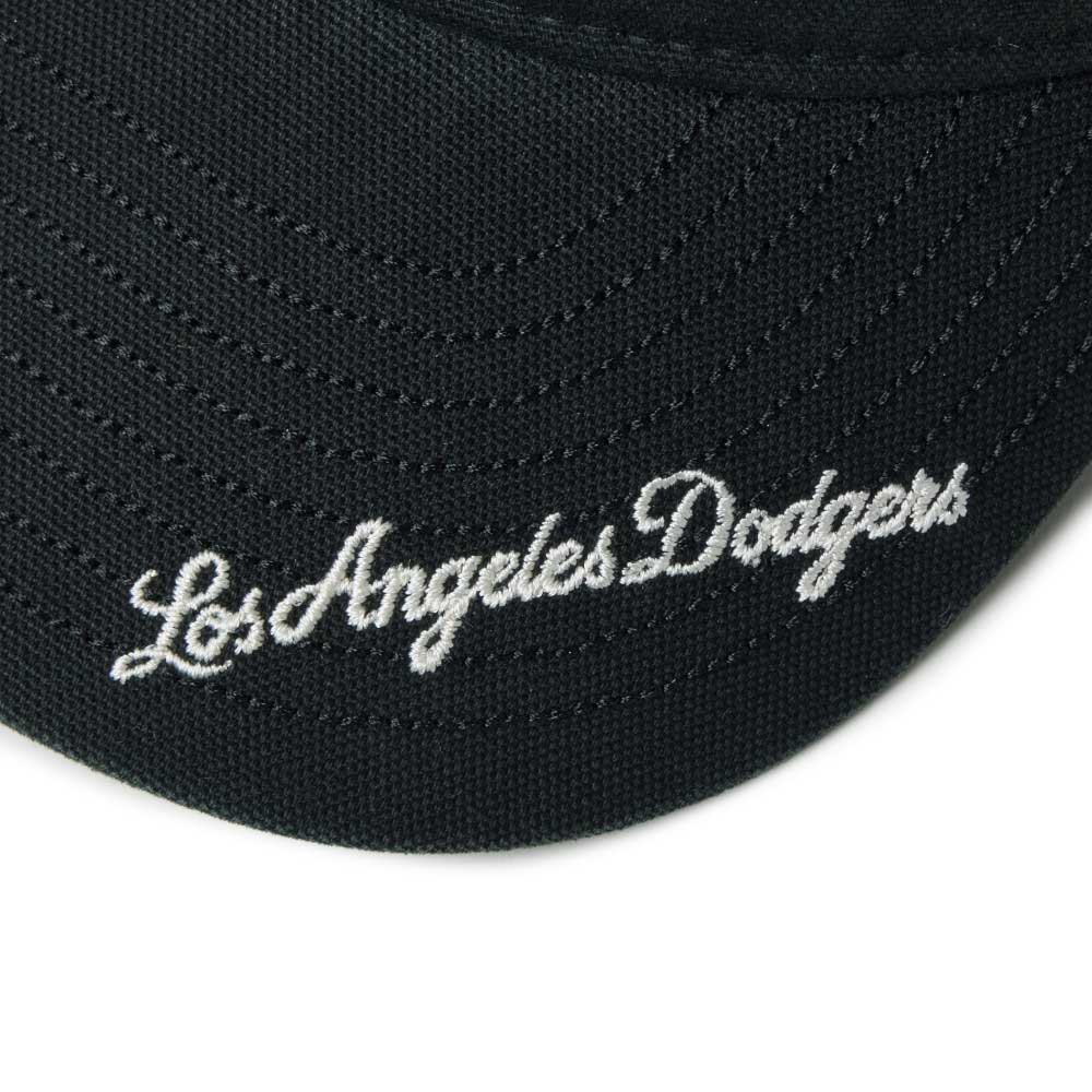 New Era Los Angeles Dodgers Visor Logo Black Youth 9TWENTY Adjustable Cap