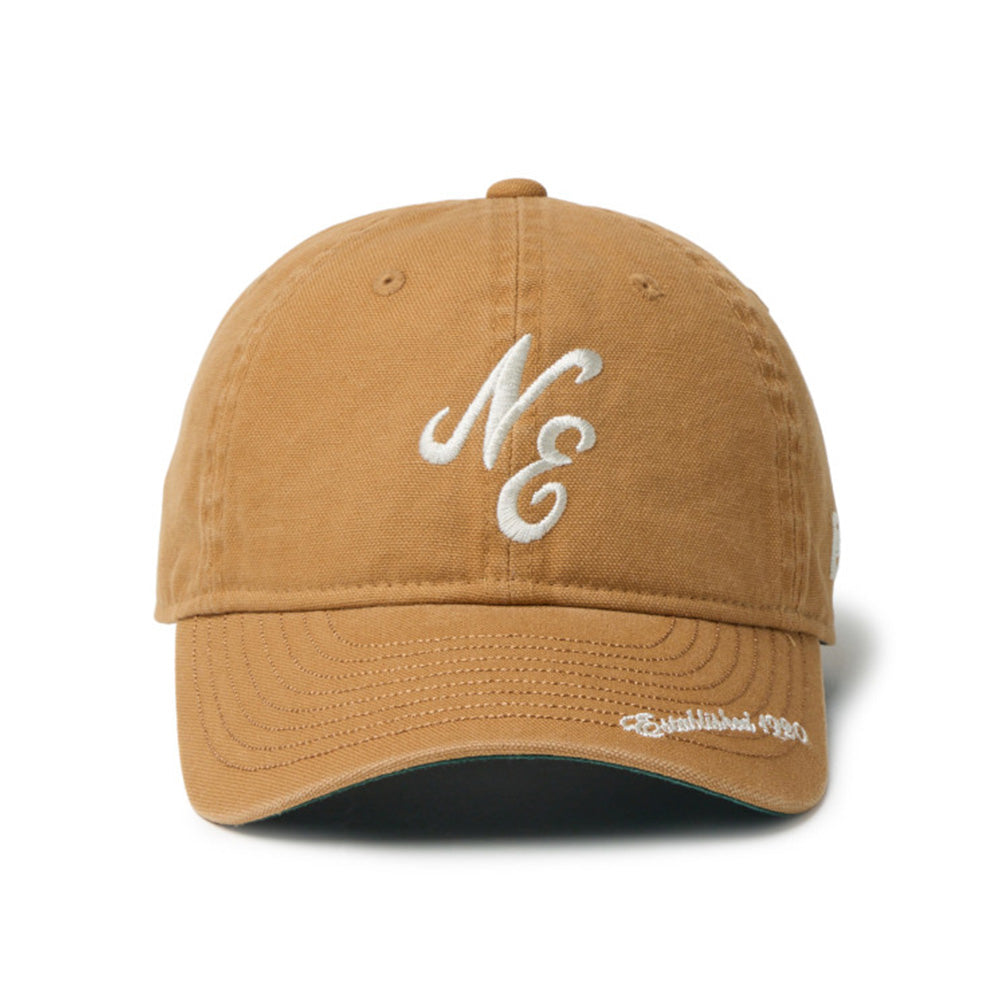 New Era Script Kids Visor Logo Light Bronze Youth 9TWENTY Adjustable Cap