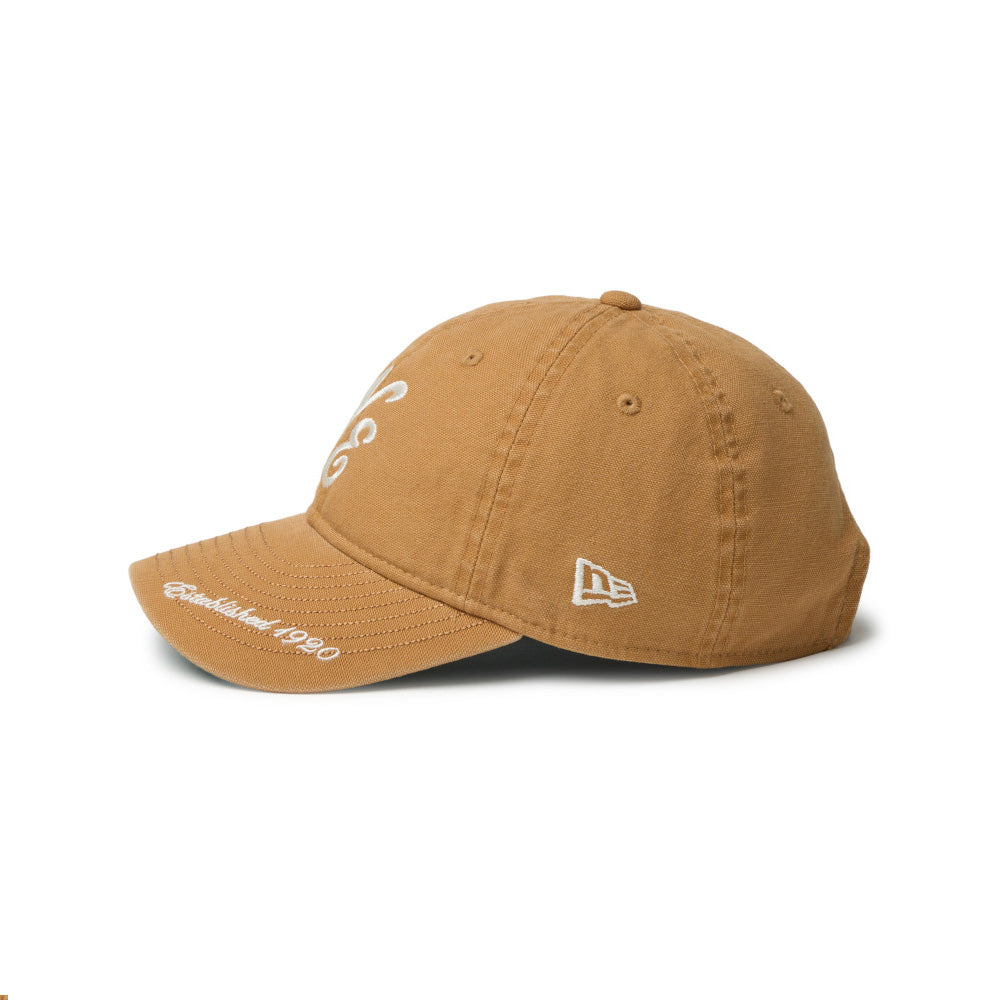 New Era Script Kids Visor Logo Light Bronze Youth 9TWENTY Adjustable Cap