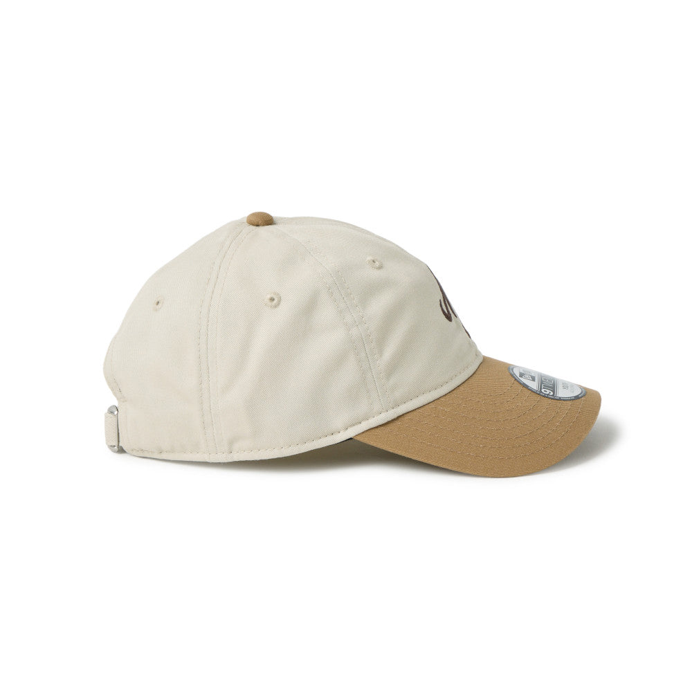 New Era NE Script Stone Khaki Youth 9TWENTY Adjustable Cap