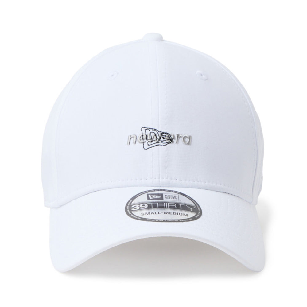 New Era Wordmark Woman Performance White 39THIRTY Open Back Stretch Adjustable Cap