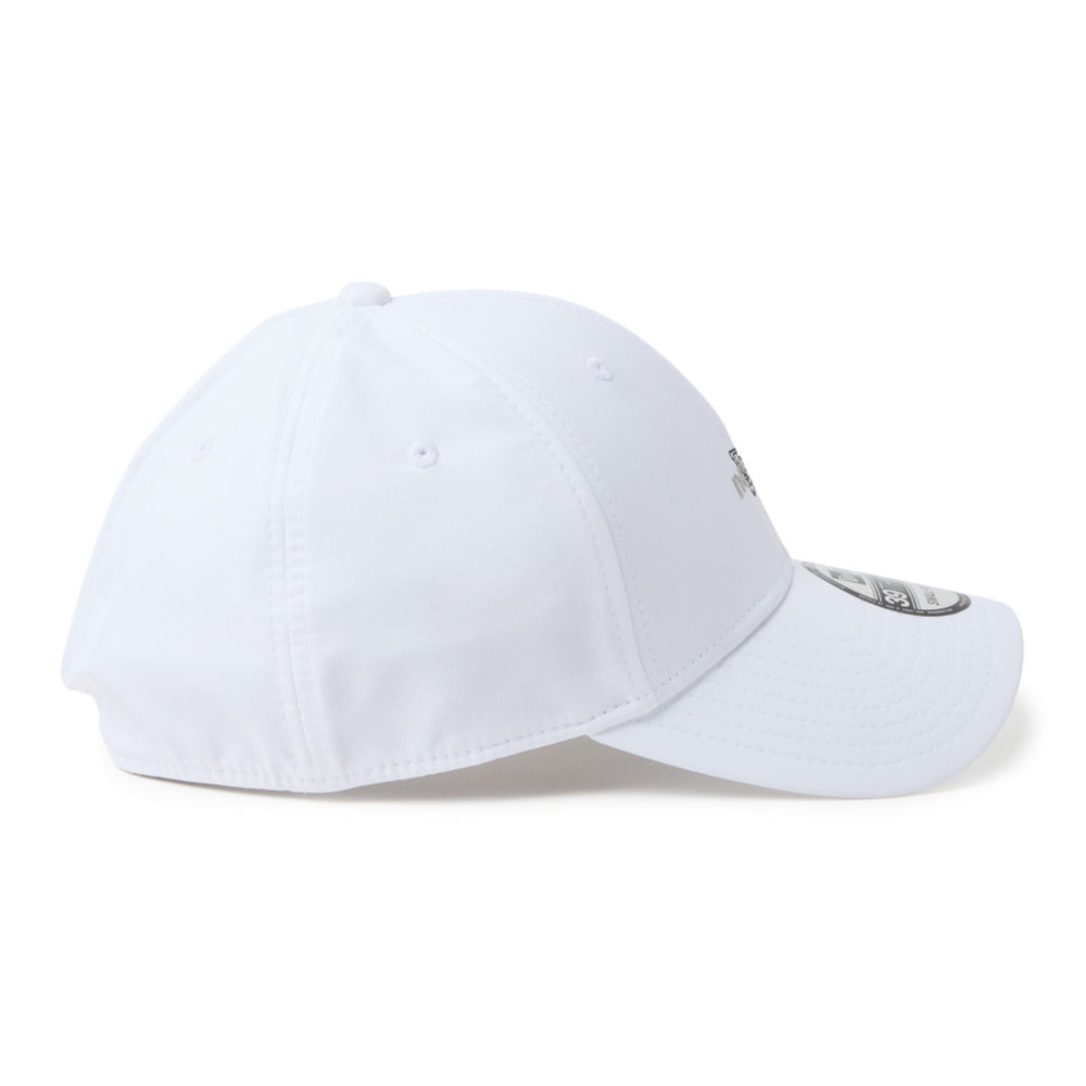 New Era Wordmark Woman Performance White 39THIRTY Open Back Stretch Adjustable Cap