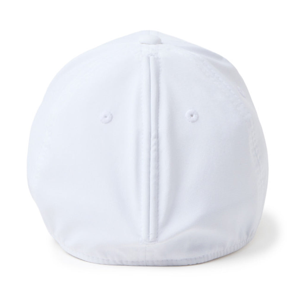 New Era Wordmark Woman Performance White 39THIRTY Open Back Stretch Adjustable Cap