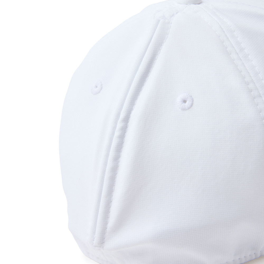 New Era Wordmark Woman Performance White 39THIRTY Open Back Stretch Adjustable Cap