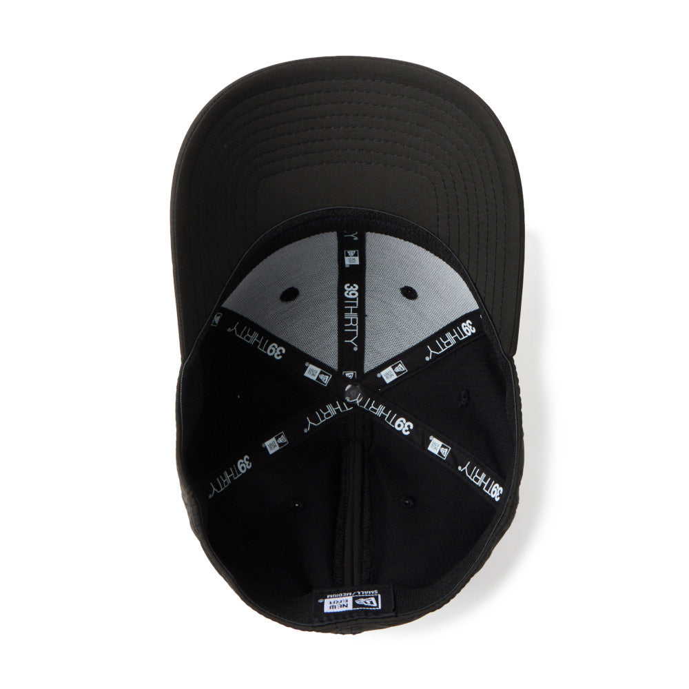 New Era Wordmark Woman Performance Black 39THIRTY Open Back Stretch Adjustable Cap