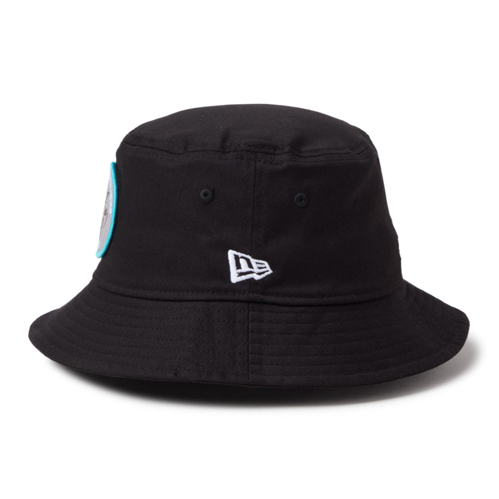 Script Oval Patch Black Golf Bucket Hat