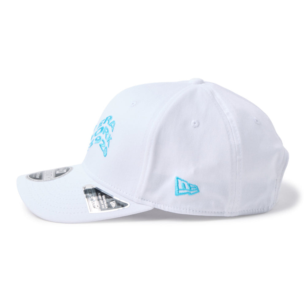 New Era Golf Wave Logo White 9SEVENTY Stretch Snapback Cap