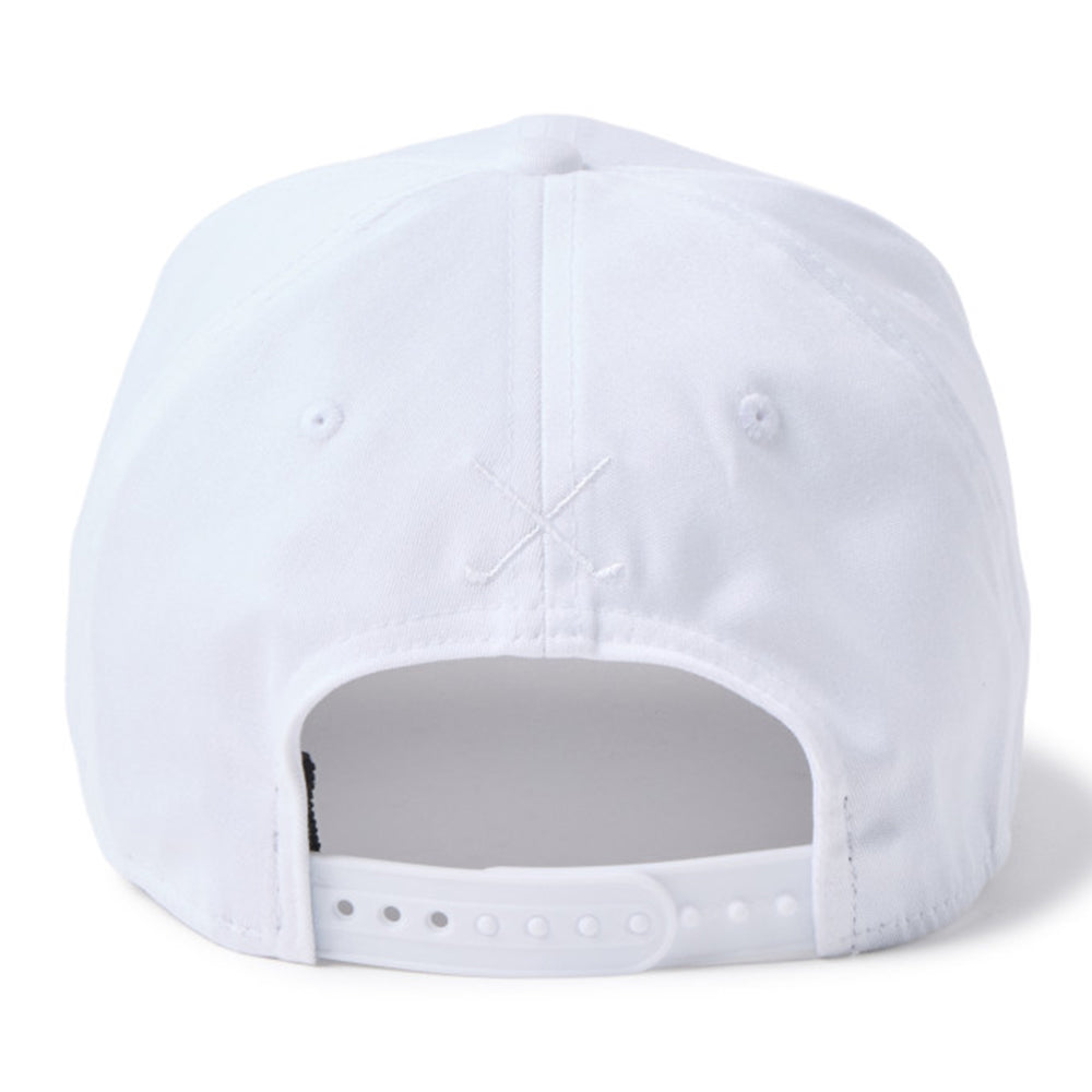 New Era Golf Wave Logo White 9SEVENTY Stretch Snapback Cap