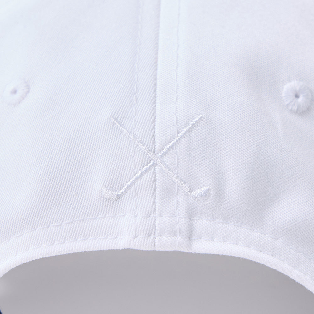 New Era Golf Wave Logo White 9SEVENTY Stretch Snapback Cap