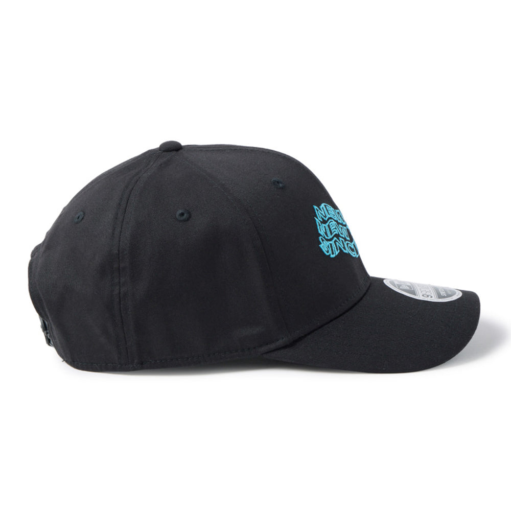 New Era Golf Wave Logo Black 9SEVENTY Stretch Snapback Cap