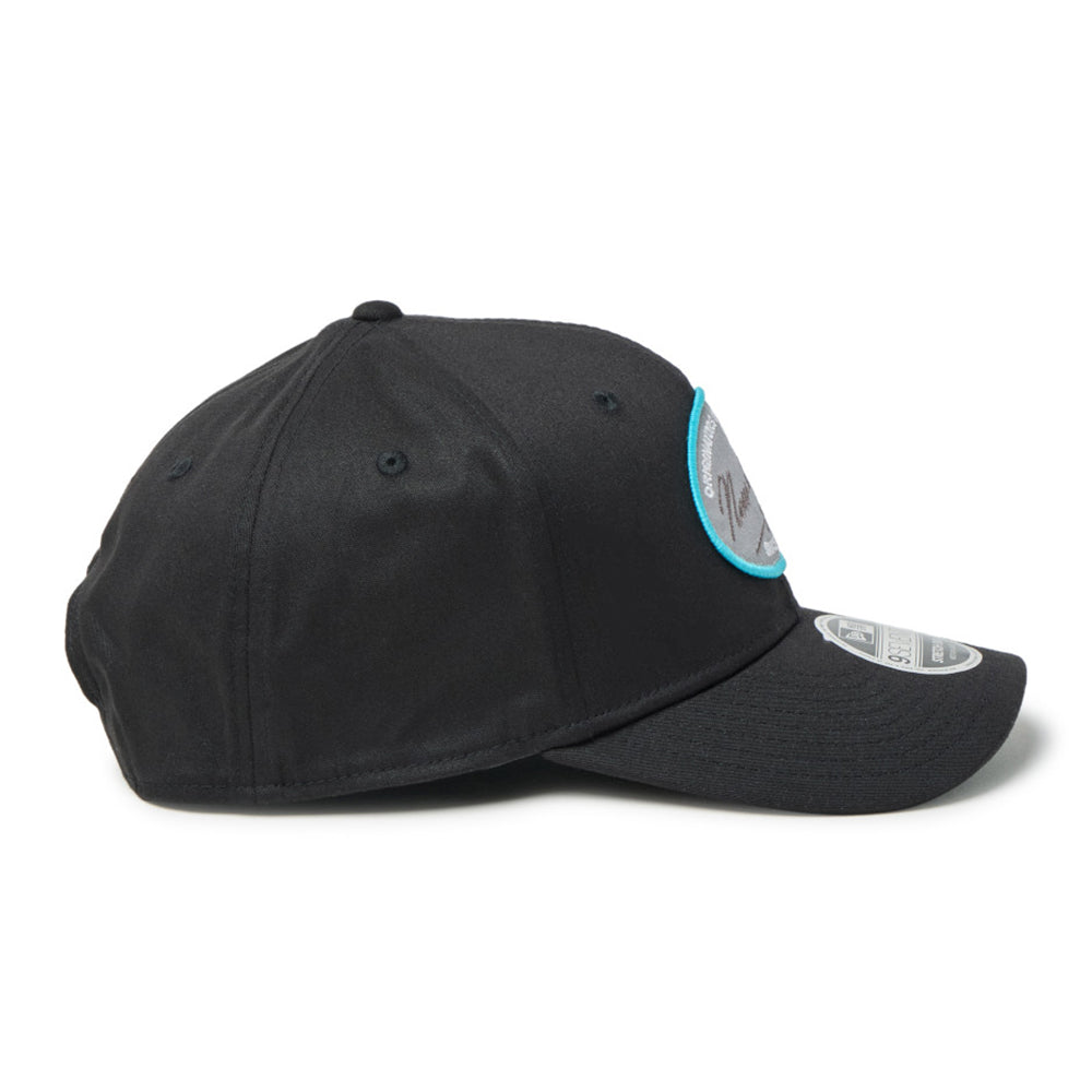 Script Oval Patch Black Golf 9SEVENTY Stretch Snapback Cap