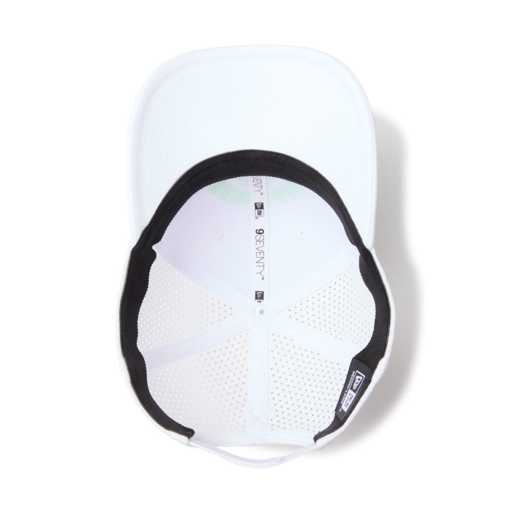 New Era Golf Laser Perforated White 9SEVENTY Stretch Snapback Cap